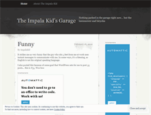 Tablet Screenshot of impalakid.wordpress.com