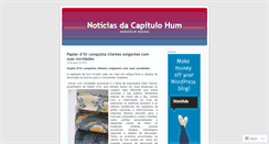 Desktop Screenshot of capitulohum.wordpress.com