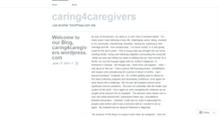 Desktop Screenshot of caring4caregivers.wordpress.com