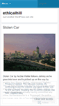 Mobile Screenshot of ethicalhill.wordpress.com