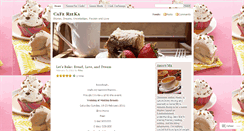 Desktop Screenshot of caferieka.wordpress.com