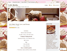 Tablet Screenshot of caferieka.wordpress.com