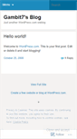 Mobile Screenshot of gambit7.wordpress.com