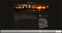 Desktop Screenshot of nightisalsosun.wordpress.com