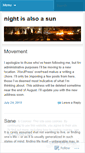 Mobile Screenshot of nightisalsosun.wordpress.com