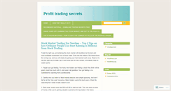 Desktop Screenshot of boostyourtrading.wordpress.com