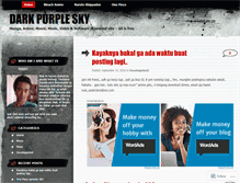 Tablet Screenshot of darkpurplesky.wordpress.com