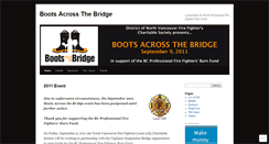 Desktop Screenshot of bootsacrossthebridge.wordpress.com