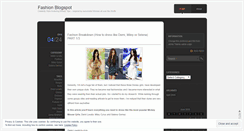 Desktop Screenshot of fashionblogspot.wordpress.com