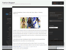 Tablet Screenshot of fashionblogspot.wordpress.com