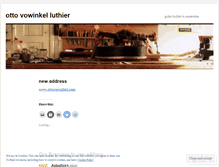 Tablet Screenshot of ottovowinkel.wordpress.com