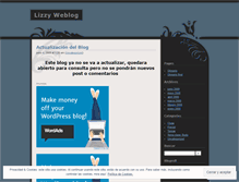 Tablet Screenshot of lizzybrite.wordpress.com