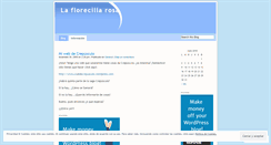 Desktop Screenshot of laflorecillarosa.wordpress.com