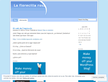 Tablet Screenshot of laflorecillarosa.wordpress.com