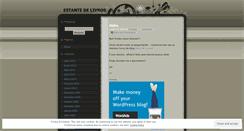 Desktop Screenshot of estantelivros.wordpress.com