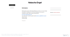 Desktop Screenshot of nataschaengelmp.wordpress.com