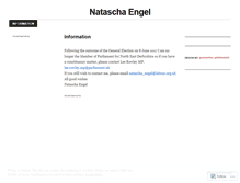 Tablet Screenshot of nataschaengelmp.wordpress.com