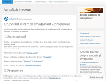 Tablet Screenshot of eduproiect.wordpress.com