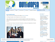 Tablet Screenshot of ouvidoria.wordpress.com