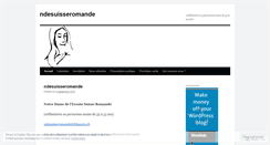 Desktop Screenshot of ndesuisseromande.wordpress.com