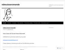 Tablet Screenshot of ndesuisseromande.wordpress.com