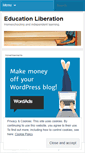 Mobile Screenshot of educationliberation.wordpress.com