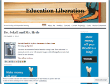 Tablet Screenshot of educationliberation.wordpress.com