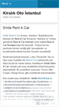 Mobile Screenshot of kiralikotoistanbul.wordpress.com