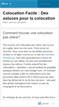 Mobile Screenshot of colocationfacile.wordpress.com