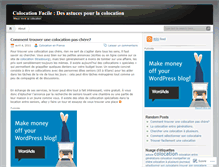 Tablet Screenshot of colocationfacile.wordpress.com