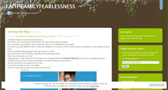 Desktop Screenshot of faithfamilyfearlessness.wordpress.com