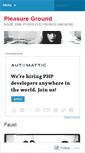 Mobile Screenshot of apleasureground.wordpress.com
