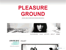 Tablet Screenshot of apleasureground.wordpress.com