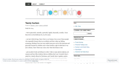 Desktop Screenshot of fundertaking.wordpress.com