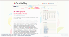 Desktop Screenshot of camilanascimento.wordpress.com