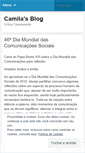 Mobile Screenshot of camilanascimento.wordpress.com