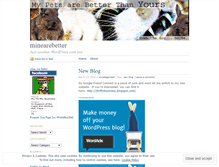 Tablet Screenshot of minearebetter.wordpress.com