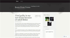 Desktop Screenshot of beansfromvenus.wordpress.com