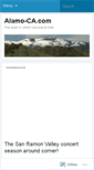 Mobile Screenshot of alamoeastbay.wordpress.com