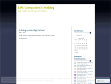 Tablet Screenshot of lmscomputers.wordpress.com