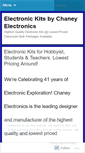 Mobile Screenshot of electronickits.wordpress.com