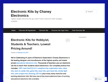 Tablet Screenshot of electronickits.wordpress.com