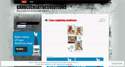Desktop Screenshot of carolscreativesolutions.wordpress.com
