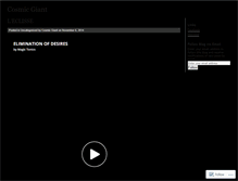 Tablet Screenshot of cosmicgiant.wordpress.com
