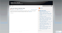 Desktop Screenshot of infantjesuschurch.wordpress.com