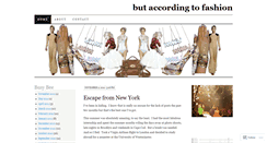 Desktop Screenshot of butaccordingtofashion.wordpress.com
