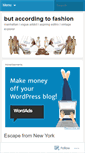 Mobile Screenshot of butaccordingtofashion.wordpress.com