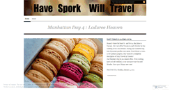 Desktop Screenshot of havesporkwilltravel.wordpress.com