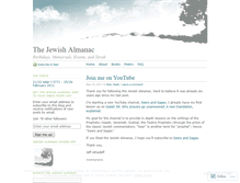 Tablet Screenshot of jewishalmanac.wordpress.com