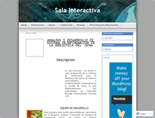Tablet Screenshot of bibliotecasena.wordpress.com